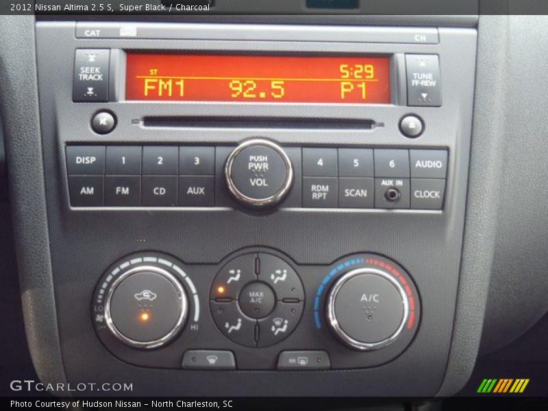 Super Black / Charcoal 2012 Nissan Altima 2.5 S