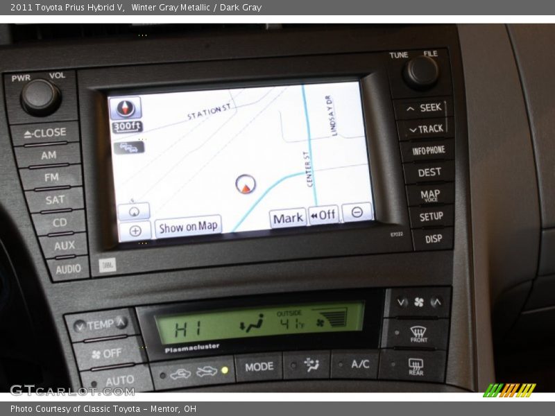 Winter Gray Metallic / Dark Gray 2011 Toyota Prius Hybrid V