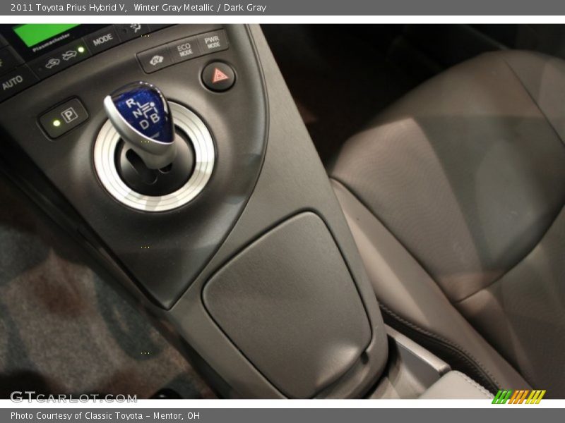 Winter Gray Metallic / Dark Gray 2011 Toyota Prius Hybrid V
