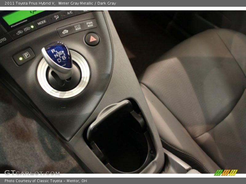 Winter Gray Metallic / Dark Gray 2011 Toyota Prius Hybrid V