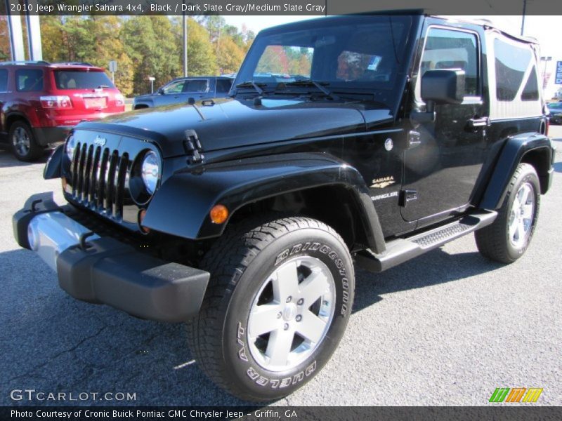 Black / Dark Slate Gray/Medium Slate Gray 2010 Jeep Wrangler Sahara 4x4