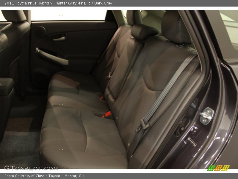 Winter Gray Metallic / Dark Gray 2011 Toyota Prius Hybrid V