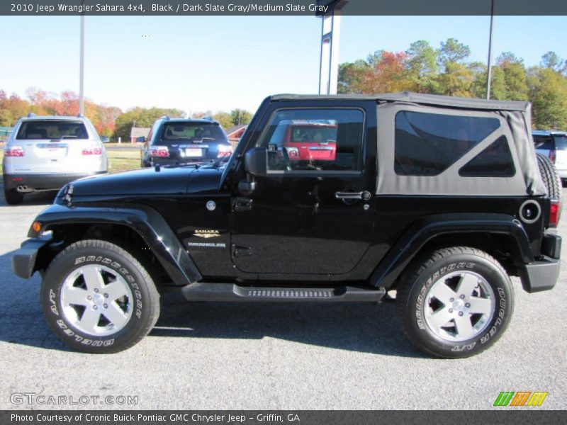 Black / Dark Slate Gray/Medium Slate Gray 2010 Jeep Wrangler Sahara 4x4