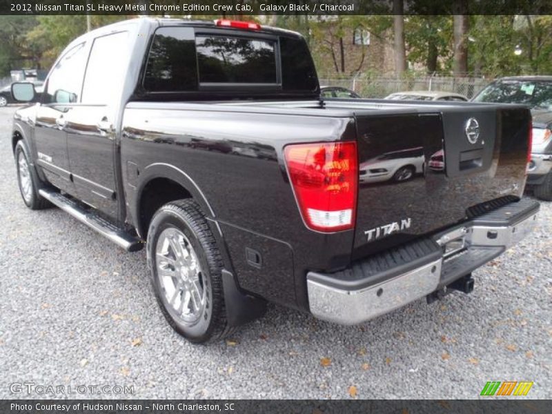 Galaxy Black / Charcoal 2012 Nissan Titan SL Heavy Metal Chrome Edition Crew Cab