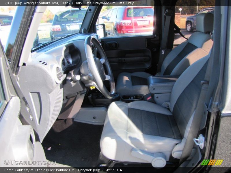 Black / Dark Slate Gray/Medium Slate Gray 2010 Jeep Wrangler Sahara 4x4