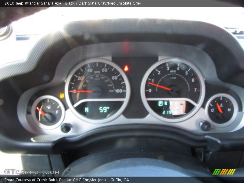 Black / Dark Slate Gray/Medium Slate Gray 2010 Jeep Wrangler Sahara 4x4