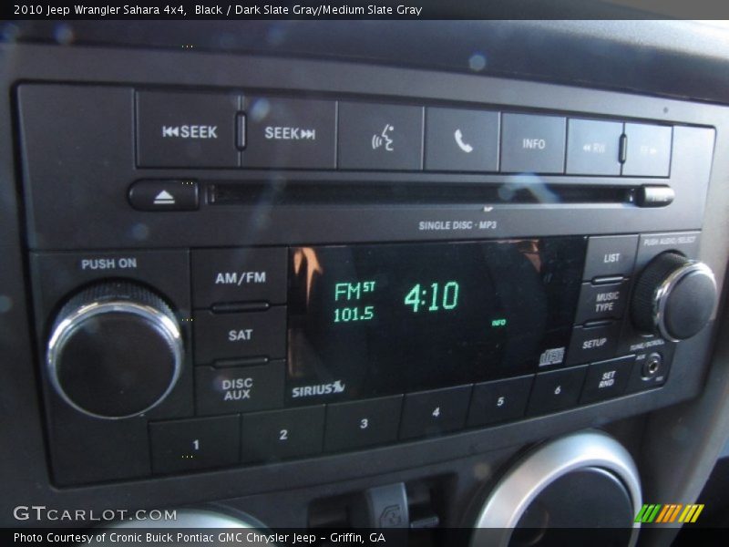 Black / Dark Slate Gray/Medium Slate Gray 2010 Jeep Wrangler Sahara 4x4