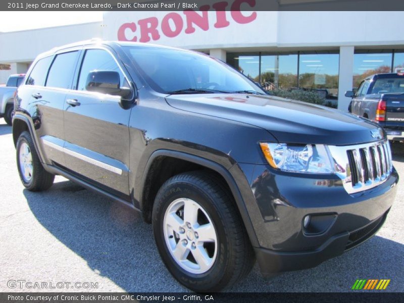 Dark Charcoal Pearl / Black 2011 Jeep Grand Cherokee Laredo