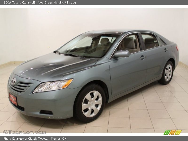 Aloe Green Metallic / Bisque 2009 Toyota Camry LE