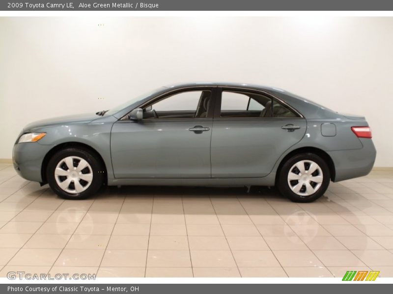 Aloe Green Metallic / Bisque 2009 Toyota Camry LE