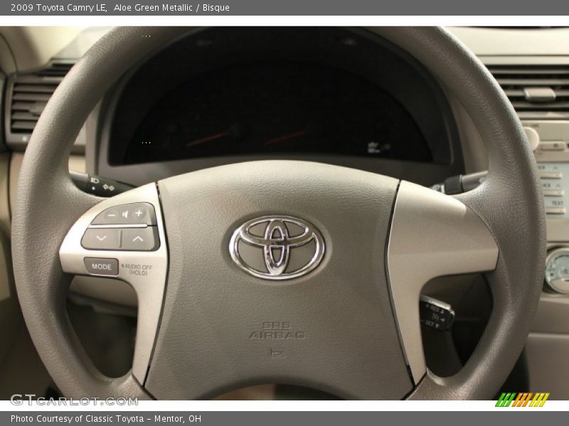 Aloe Green Metallic / Bisque 2009 Toyota Camry LE