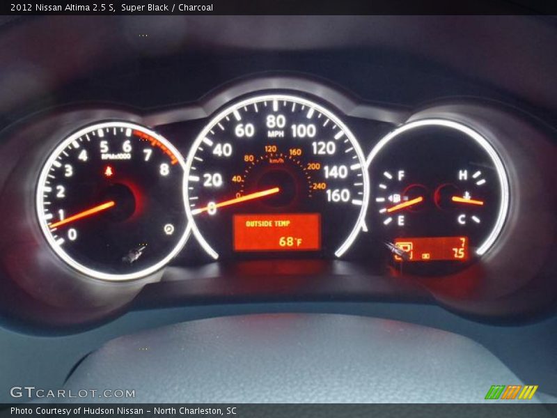Super Black / Charcoal 2012 Nissan Altima 2.5 S