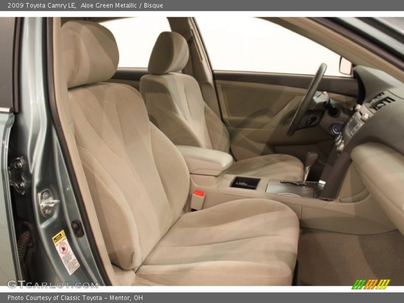 Aloe Green Metallic / Bisque 2009 Toyota Camry LE