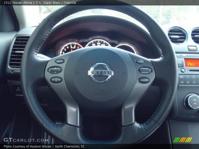 Super Black / Charcoal 2012 Nissan Altima 2.5 S