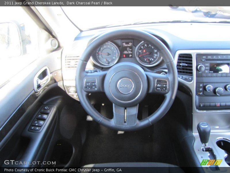 Dark Charcoal Pearl / Black 2011 Jeep Grand Cherokee Laredo