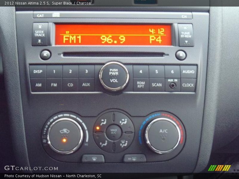 Super Black / Charcoal 2012 Nissan Altima 2.5 S