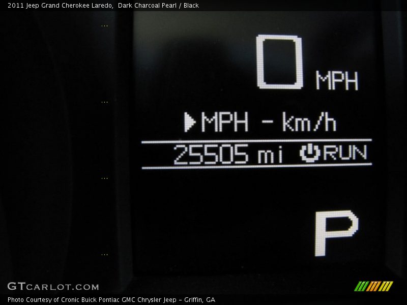 Dark Charcoal Pearl / Black 2011 Jeep Grand Cherokee Laredo