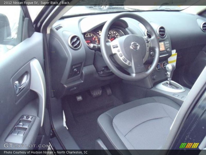 Super Black / Black 2012 Nissan Rogue SV