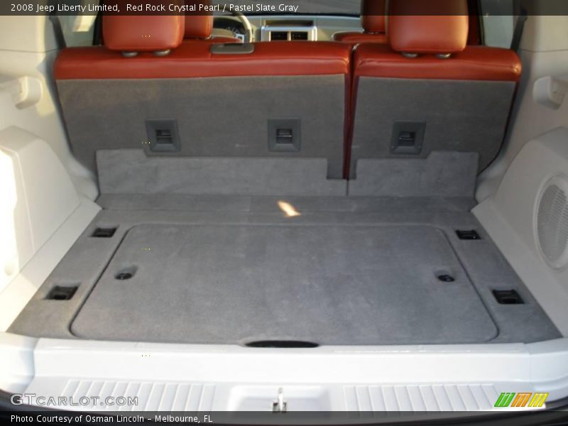 Red Rock Crystal Pearl / Pastel Slate Gray 2008 Jeep Liberty Limited