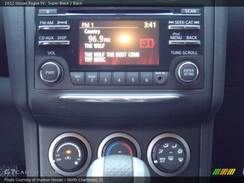 Super Black / Black 2012 Nissan Rogue SV