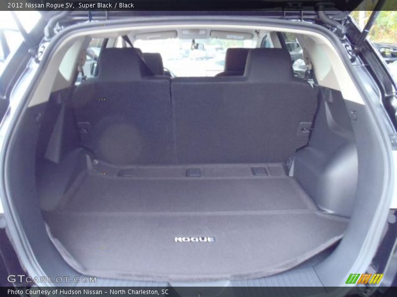 Super Black / Black 2012 Nissan Rogue SV