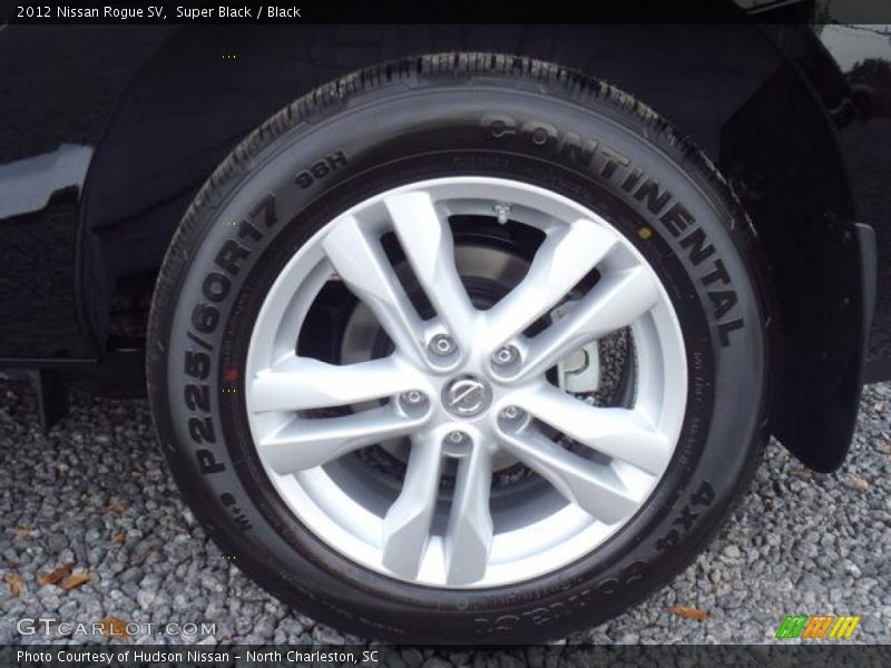 Super Black / Black 2012 Nissan Rogue SV