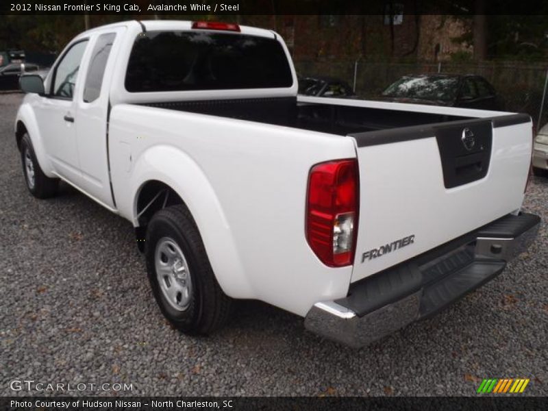 Avalanche White / Steel 2012 Nissan Frontier S King Cab