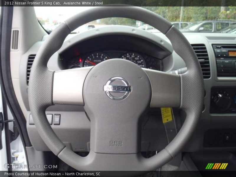 Avalanche White / Steel 2012 Nissan Frontier S King Cab
