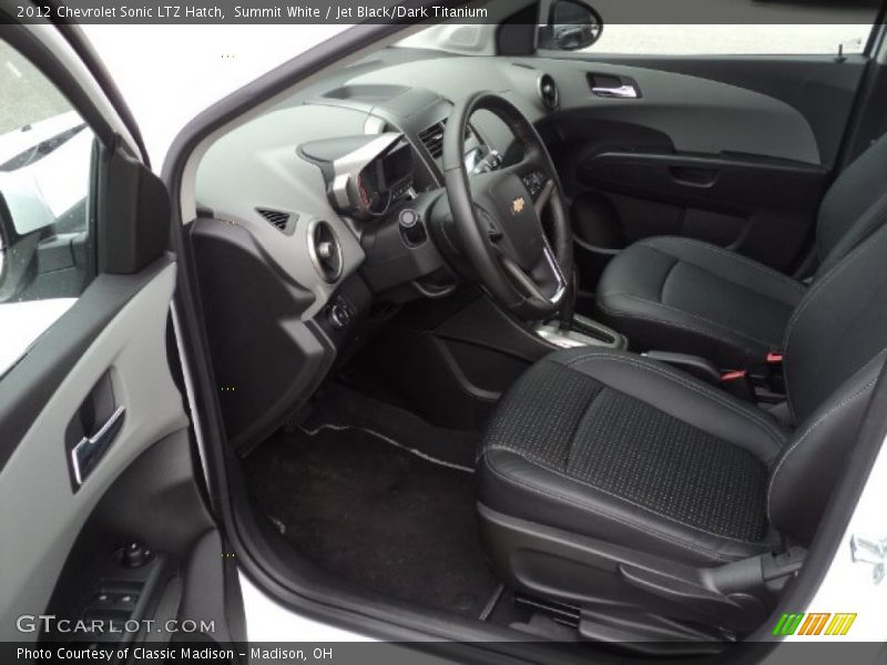 2012 Sonic LTZ Hatch Jet Black/Dark Titanium Interior
