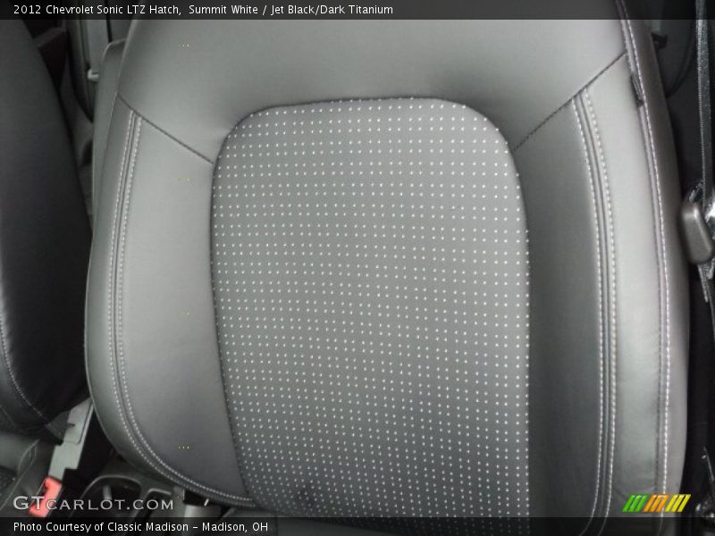 Summit White / Jet Black/Dark Titanium 2012 Chevrolet Sonic LTZ Hatch