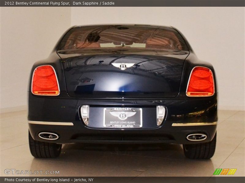 Dark Sapphire / Saddle 2012 Bentley Continental Flying Spur