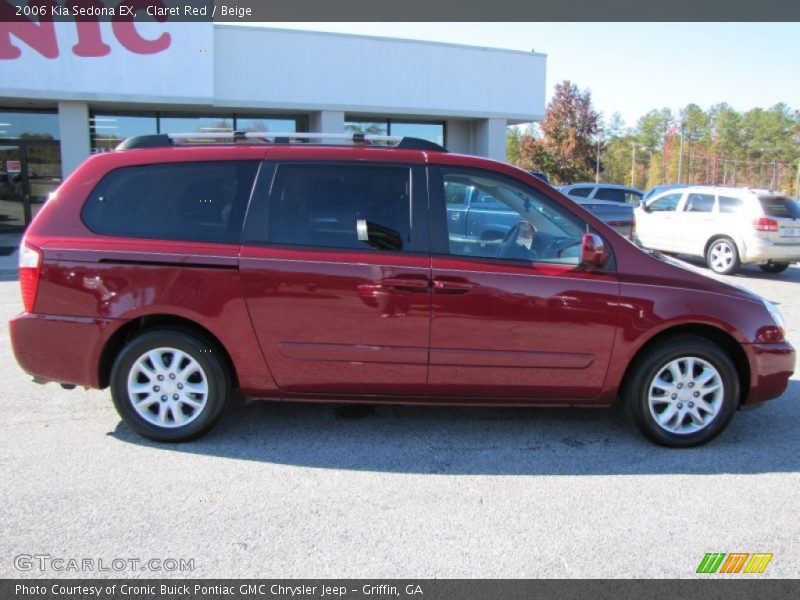 Claret Red / Beige 2006 Kia Sedona EX
