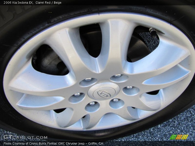 Claret Red / Beige 2006 Kia Sedona EX