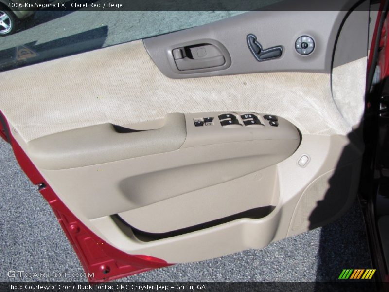 Claret Red / Beige 2006 Kia Sedona EX
