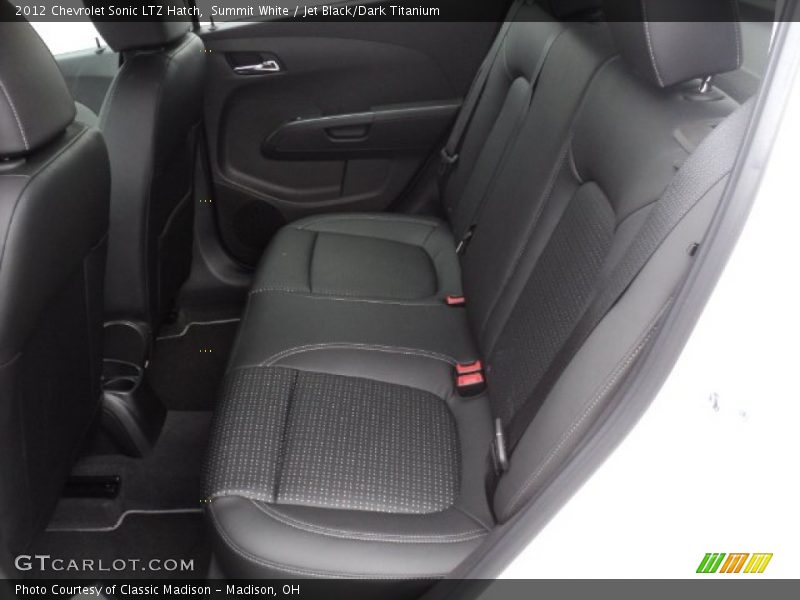 Summit White / Jet Black/Dark Titanium 2012 Chevrolet Sonic LTZ Hatch