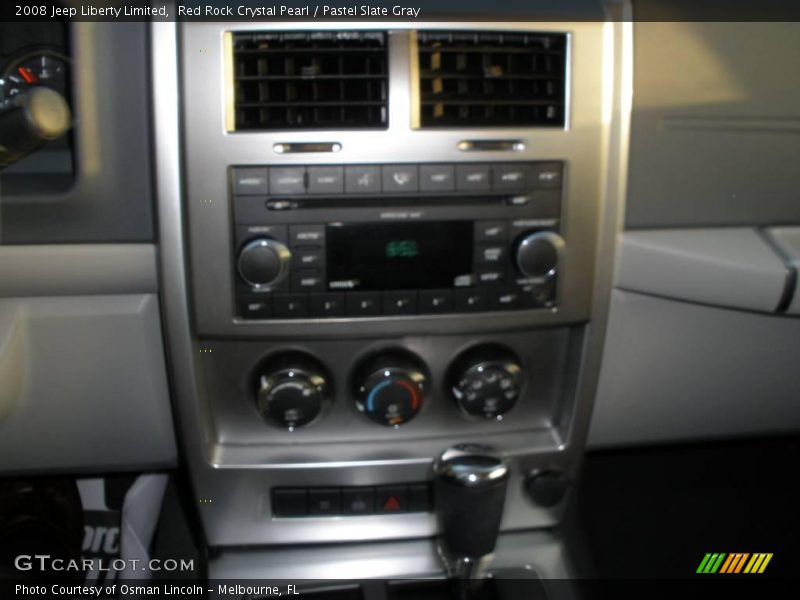 Red Rock Crystal Pearl / Pastel Slate Gray 2008 Jeep Liberty Limited