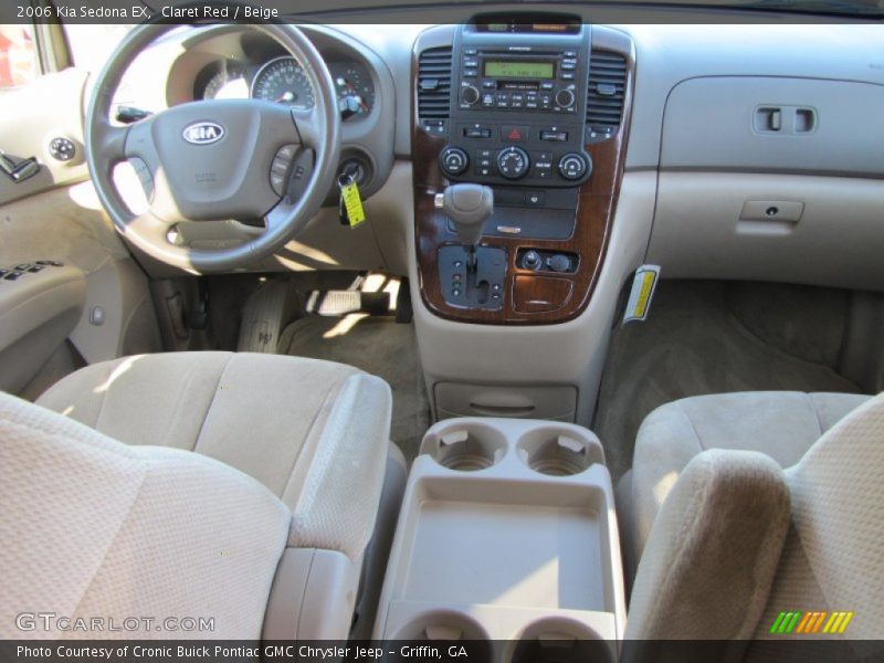 Claret Red / Beige 2006 Kia Sedona EX