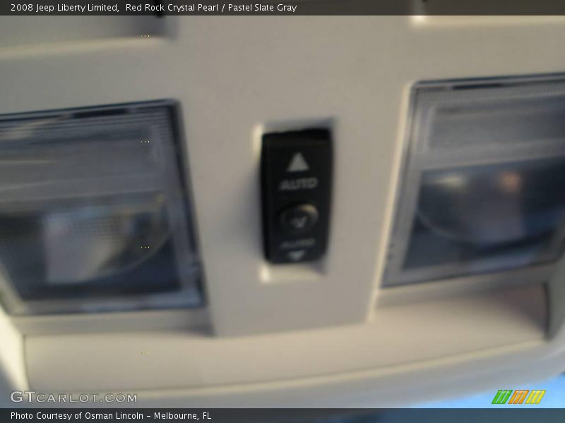 Red Rock Crystal Pearl / Pastel Slate Gray 2008 Jeep Liberty Limited