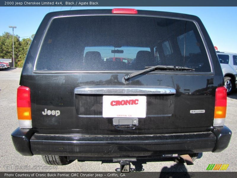 Black / Agate Black 2000 Jeep Cherokee Limited 4x4