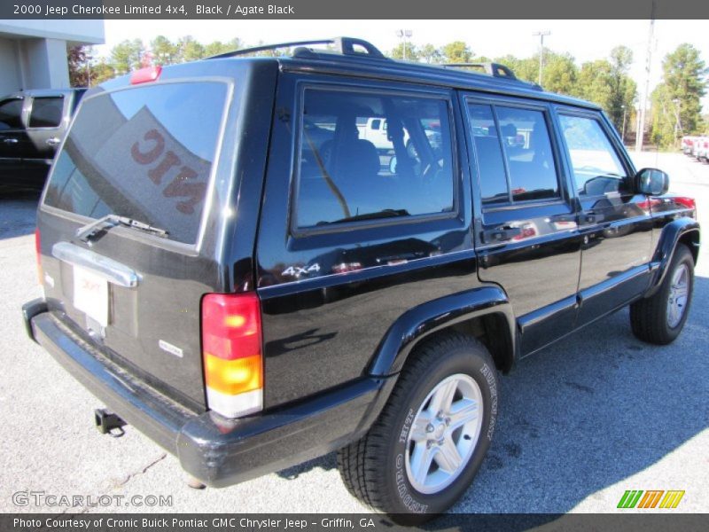 Black / Agate Black 2000 Jeep Cherokee Limited 4x4