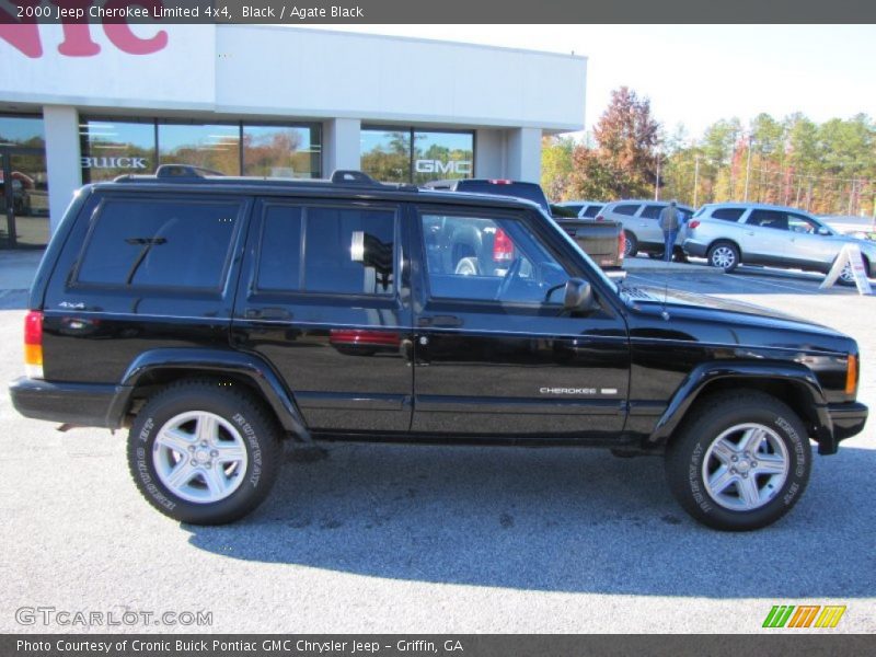 Black / Agate Black 2000 Jeep Cherokee Limited 4x4