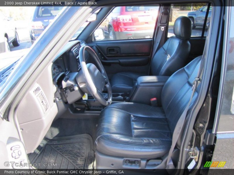Black / Agate Black 2000 Jeep Cherokee Limited 4x4