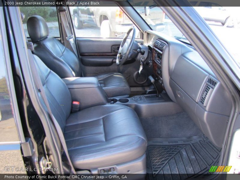 Black / Agate Black 2000 Jeep Cherokee Limited 4x4