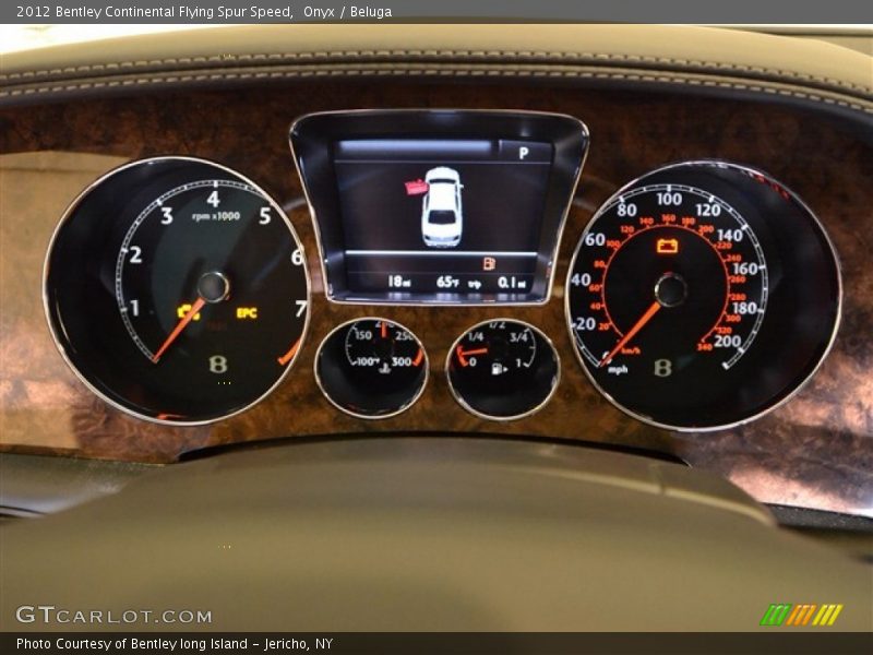  2012 Continental Flying Spur Speed Speed Gauges