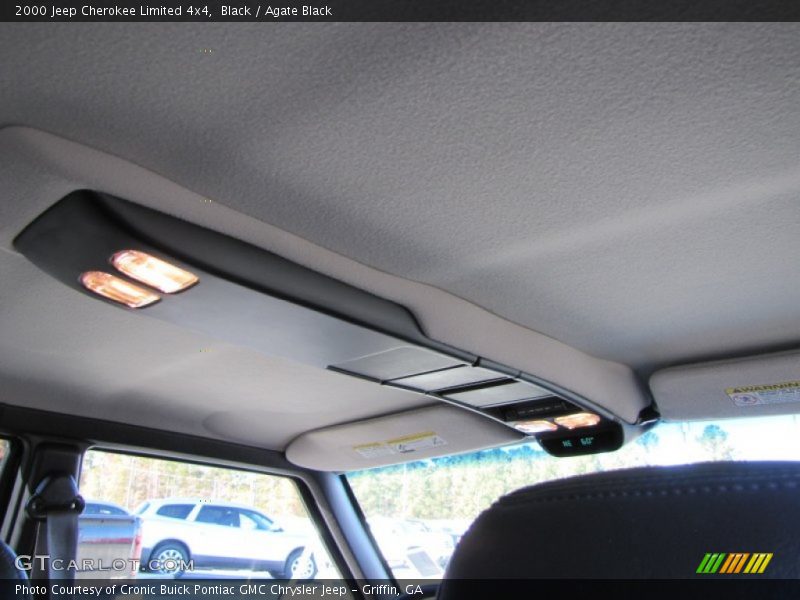 Black / Agate Black 2000 Jeep Cherokee Limited 4x4