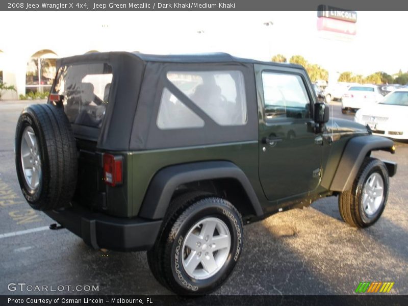 Jeep Green Metallic / Dark Khaki/Medium Khaki 2008 Jeep Wrangler X 4x4