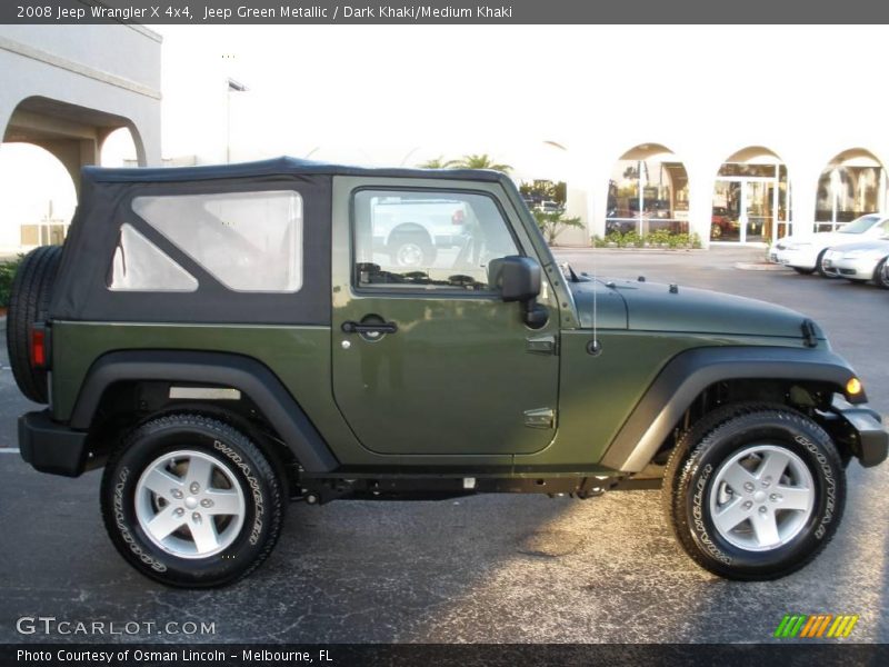 Jeep Green Metallic / Dark Khaki/Medium Khaki 2008 Jeep Wrangler X 4x4