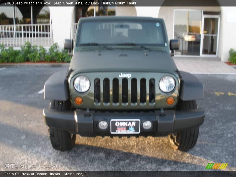Jeep Green Metallic / Dark Khaki/Medium Khaki 2008 Jeep Wrangler X 4x4
