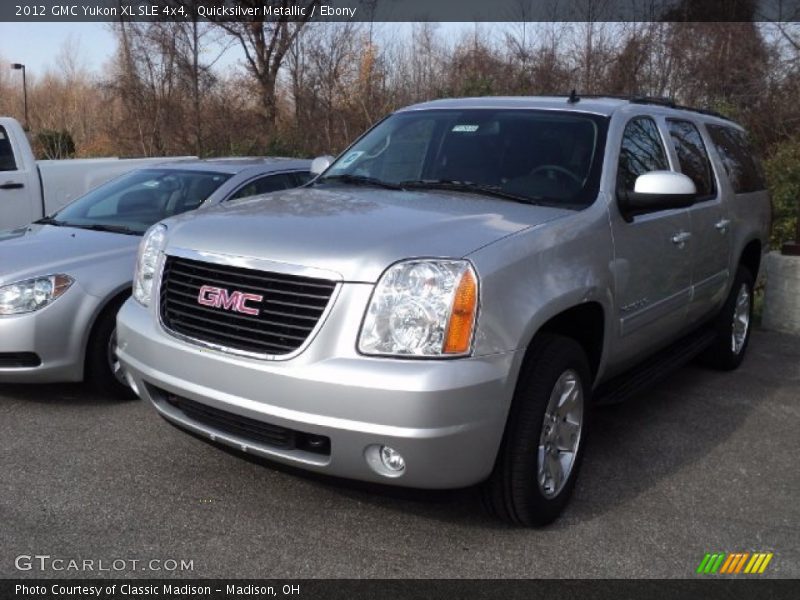 Quicksilver Metallic / Ebony 2012 GMC Yukon XL SLE 4x4