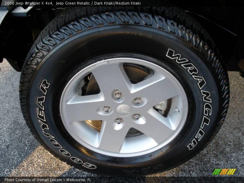Jeep Green Metallic / Dark Khaki/Medium Khaki 2008 Jeep Wrangler X 4x4